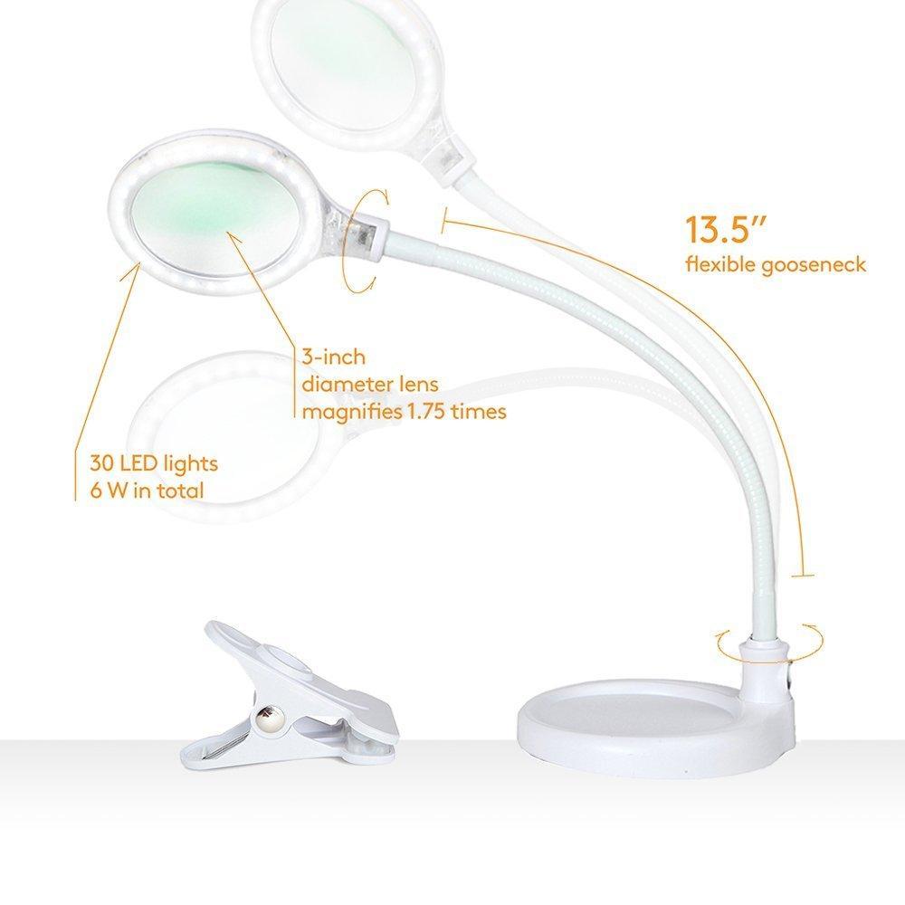 White LightView Table Flex