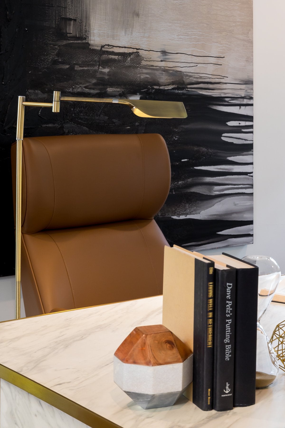 Jet Black Platinum Silver Antique Brass