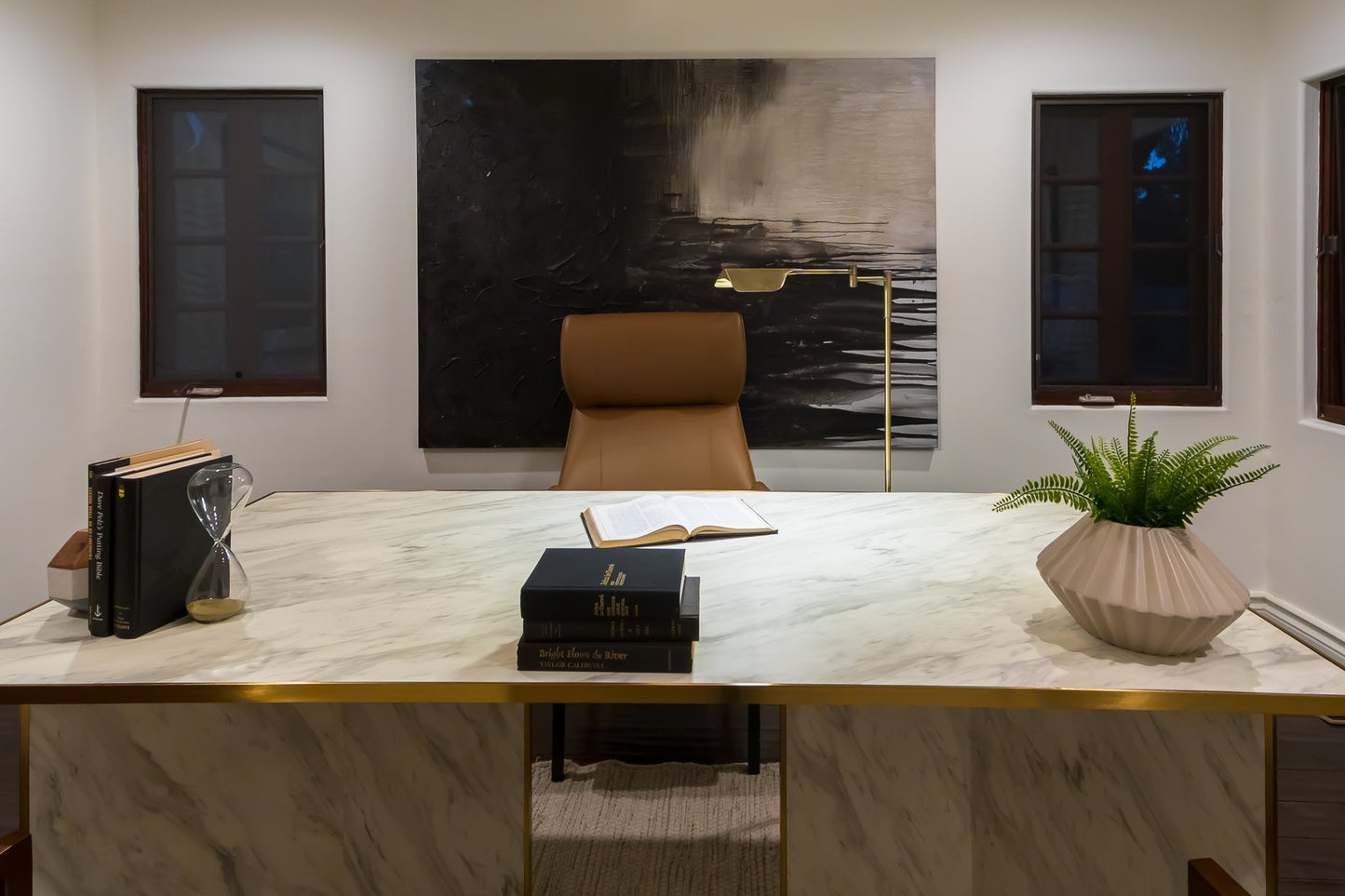 Jet Black Platinum Silver Antique Brass